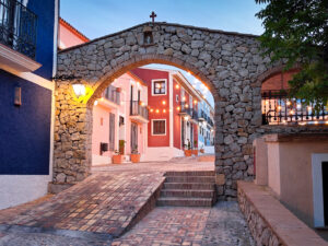 Occidental Pueblo Acantilado Entrada